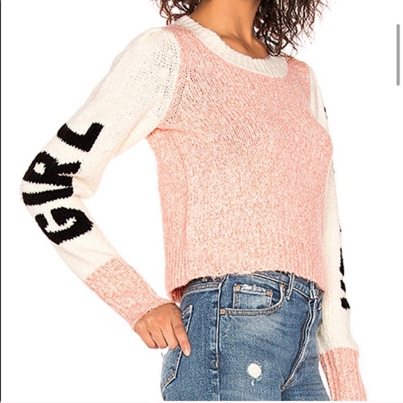 Free People. NWOT. Girl power in full effect! Awesome sweater. - Picture 4 of 10